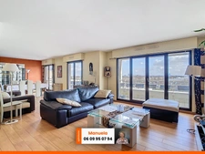 6ème et dernier étage - Appartement T5 + 2 terrasses de 18 m² chacune + 1 cave + 2 parkings boxés côte à côte 