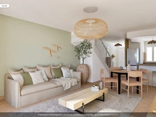 Maison de ville avec Terrasse- 5 pièces TOURS quartier St Eloi -Rabelais Bretonneau (37)