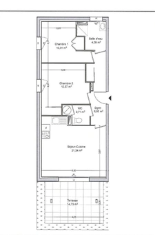 Appartement à vendre 3 pièces LA LONDE LES MAURES (83). 249 000 €