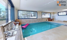 Aix SUD - centre ville à 10 Mn, IBS à 15 mn. Vente superbe villa contemporaine de 2023 de 400 m2 exposée Sud, en position dominante avec vue dégagée, au calme et sans vis à vis