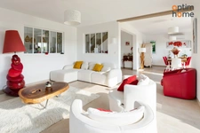 Martigues St-Julien 10 mn Côte Bleu - Vente Villa T6 de 150 m2 environ sur un terrain de 1115 m2 avec piscine, avec vue dégagée plein sud, au calme et sans vis à vis