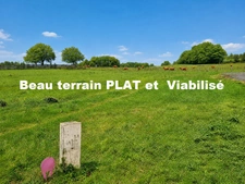 Seilhac ,  TERRAIN PLAT ET VIABILISE