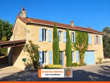 SAINT-PUY (32310) – Charmante maison en pierre avec piscine, jardin clos, 3 chambres et garage, au cœur du village