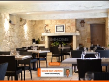 LA ROMIEU (32480) – RESTAURANT DE CARACTÈRE – AFFAIRE RENTABLE – LICENCE IV – LOGEMENTS – MURS POSSIBLES