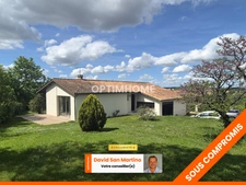 Plain-pied, jardin, garages, 4 chambres à LAPLUME (47)