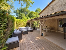 Maison en pierre - charme  -terrasse couverte et petit jardin - 3 chambres – La Romieu 32480