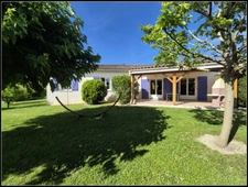  À vendre en exclusivité – Maison de plain-pied 6 pièces, 4 chambres dont une suite parentale, garage, jardin et terrasses – Moncrabeau 47600