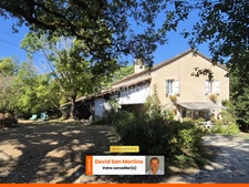 Maison en pierre avec beau terrain – cadre exceptionnel, sur le chemin de Saint-Jacques, à LA ROMIEU (32480)