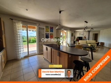 Maison contemporaine de plain-pied avec vue dominante, 4 chambres– Saint-Puy (32310)