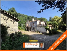 EXCLUSIVITÉ – Propriété de charme à vendre à 2 km de Fourcès (32250) – Site naturel exceptionnel avec bois privé, étang, source et dépendances