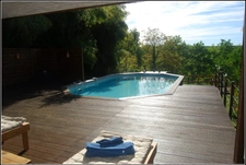 Maison avec piscine, double garage et jardin arboré, à MONCRABEAU (47)