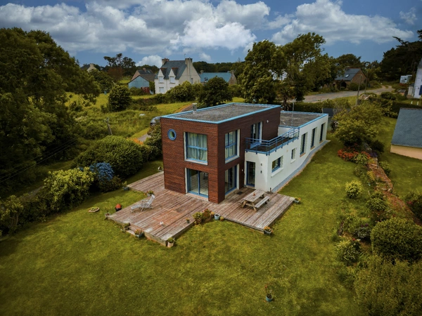 Maison d'architecte vue mer tréboul Douarnenez