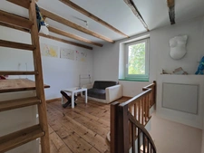 Centre village de Saint Joseph de Rivière, maison de village 3P rénovée avec petit jardin
