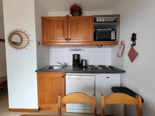 Valfréjus, appartement 2P de 31 m2 avec terrasse et cave, vue dégagée sur Vanoise