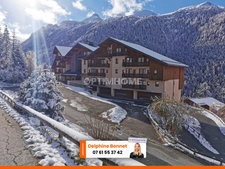 Valfréjus, appartement 3P/ T3 de 35 m2 avec balcon en bord de piste