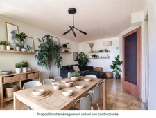 Centre village de Saint Joseph de Rivière, maison de village 3 pièces 69 m2 avec jardin et parking couvert