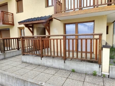 Valfréjus, appartement 2P de 31 m2 avec terrasse et cave, vue dégagée sur Vanoise