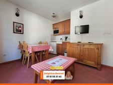 Bel appartement 2P/ T2 de 28 m2 avec grand balcon en pied de piste