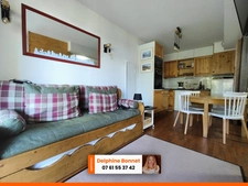 Valfréjus, bel appartement 2P de 32.49 m2 avec terrasse de 22 m2