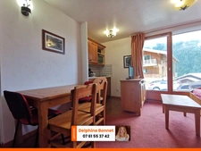 Valfréjus, appartement 2P/ T2 de 24.45 m2 en bordure d'une piste de ski