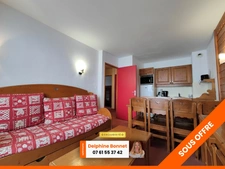 Valfréjus, bel appartement 4P de 45 m2 avec balcon et parking privatif