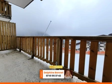 En bordure de piste de ski à Valfréjus, beau 2P 29 m2 avec grand balcon