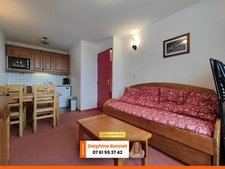 En bordure de piste de ski à Valfréjus, beau 2P 29 m2 avec grand balcon