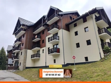 Valfréjus, bel appartement 2P de 29 m2 avec balcon dans une résidence recherchée, skis aux pieds