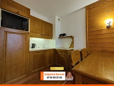 Valfréjus, appartement 3P/ T3 de 35 m2 avec balcon en bord de piste