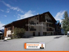 Valfréjus, appartement 3P/ T3 de 35 m2 avec balcon en bord de piste
