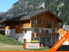 En bordure de piste de ski à Valfréjus, beau 2P 29 m2 avec grand balcon
