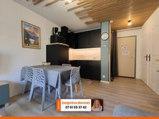 Centre station Valfréjus, 2P 26 m2 avec balcon entièrement rénové