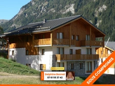 En bordure de piste de ski à Valfréjus, beau 2P 29 m2 avec grand balcon