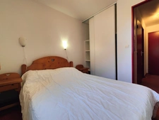 Bel appartement 2P/ T2 de 28 m2 avec balcon en dernier étage d'un chalet, au pied d'une piste
