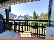 St Pierre de Chartreuse, bel appartement 2P de 27 m2 avec balcon sur vue Chamechaude