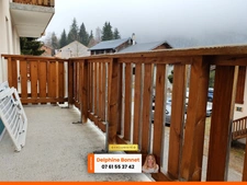 Bel appartement 2P/ T2 de 28 m2 avec grand balcon dans un chalet, au pied d'une piste