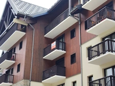 Valfréjus, bel appartement 2P de 29 m2 avec balcon dans une résidence recherchée, skis aux pieds