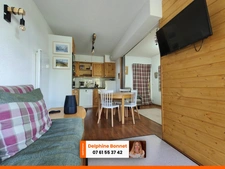 Valfréjus, bel appartement 2P de 32.49 m2 avec terrasse de 22 m2