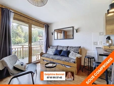 Centre station Valfréjus, bel appartement 2P de 36 m2 avec grand balcon