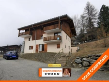 Valfréjus, appartement 2P/ T2 de 24.45 m2 en bordure d'une piste de ski