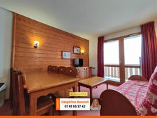Valfréjus, bel appartement 4P de 45 m2 avec balcon et parking privatif
