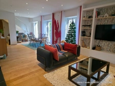Dinard, La vicomté, Maison pierre rénovée de 147m² , 5 chambres sur jardin  avec Ligne de nage. Studio de 30m²