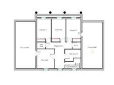 Dinard,St Lunaire, plage de La Fourberie, Maison rénovée de 226m² sur jardin clos de 2000 m² à l'abri des regards.