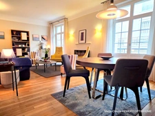 Dinard Ecluse: Appartement de 111m² rénové par un architecte d'intérieur:double séjour,cuisine,3 chambres, 2 salles d'eau