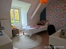 Dinard, La vicomté, Maison pierre rénovée de 147m² , 5 chambres sur jardin  avec Ligne de nage. Studio de 30m²