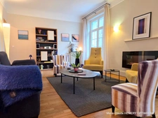 Dinard Ecluse: Appartement de 111m² rénové par un architecte d'intérieur:double séjour,cuisine,3 chambres, 2 salles d'eau