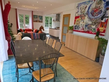 Dinard, La vicomté, Maison pierre rénovée de 147m² , 5 chambres sur jardin  avec Ligne de nage. Studio de 30m²