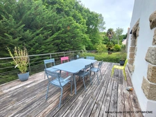 Dinard, La vicomté, Maison pierre rénovée de 147m² , 5 chambres sur jardin  avec Ligne de nage. Studio de 30m²