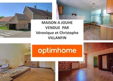 Maison de village en pierres à rénover – 2 chambres + dépendances – Jouhe (proche Dole)