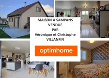 Maison à vendre 4 chambres à 10 minutes de centre ville de Dole